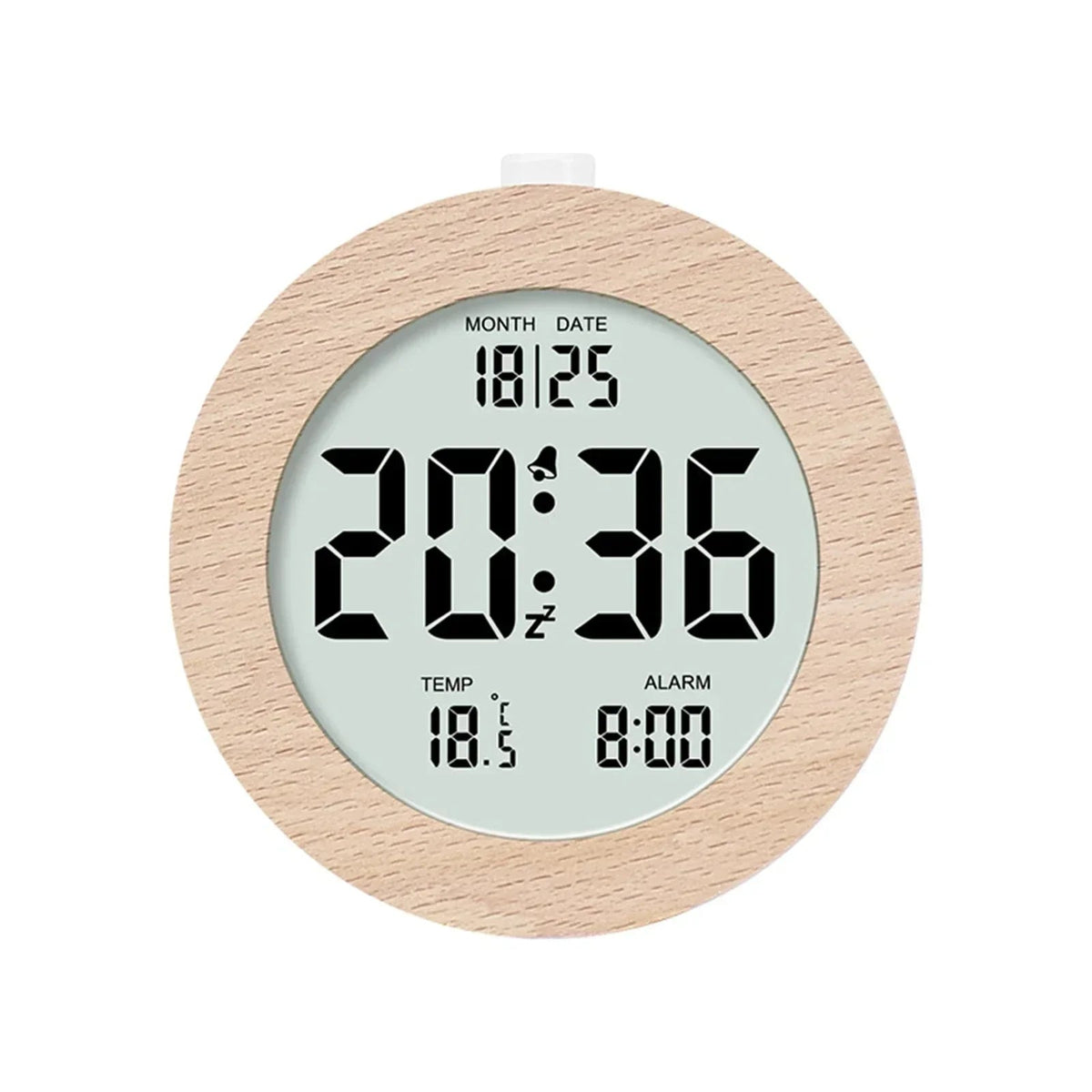VELNOR - Réveil Analogique en Bois Silencieux Lumio™