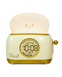 TOASTY - Réveil LED Enfant en Forme de Grille-Pain avec Alarmes Multiples Lumio™