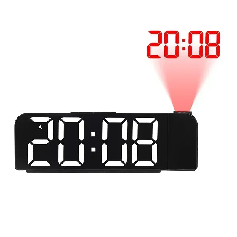 CLARIO – Réveil Projecteur LED avec Mode Nuit Automatique
