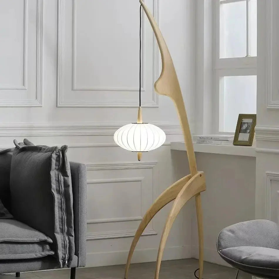 Lampadaire salon – Design Organique et Élégant pour Intérieur Contemporain ANNA MONICA