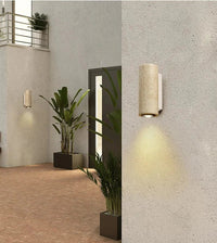 Travertine decor sconce LuxelyLight