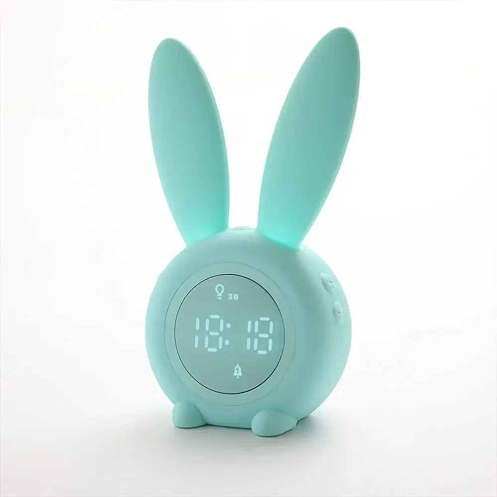 LAPINA - Réveil LED Lapin avec Veilleuse Naturelle et Base Magnétique Lumio™