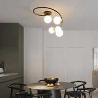 ELSA - Plafonnier Cuivre Irregulier – Luminaire Moderne Style Nordique Lumio™