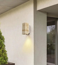Travertine decor sconce LuxelyLight
