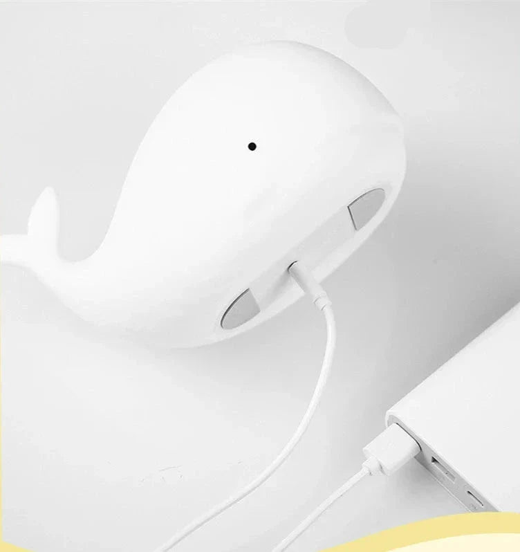 Lampe de Chevet Enfant Baleine Lumineuse | Douceur et Sérénité