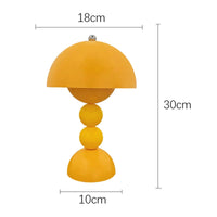 POPPY | Lampe vintage jaune USB au style rétro éclatant
