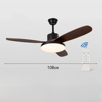 Ventilateur de Plafond LED | Design Bois & Télécommande Lumio™