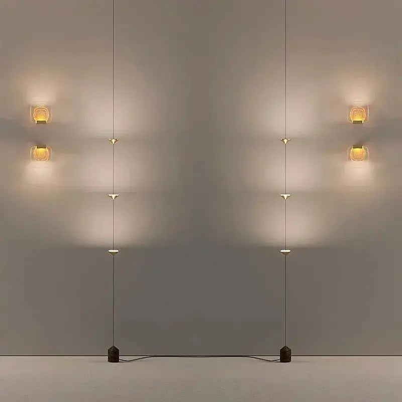 Lampadaire salon – Éclairage Minimaliste et Contemporain pour Intérieur Design ANNA MONICA