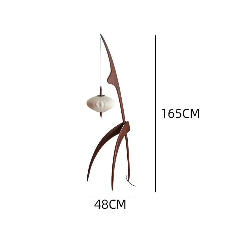 Lampadaire salon – Design Organique et Élégant pour Intérieur Contemporain ANNA MONICA