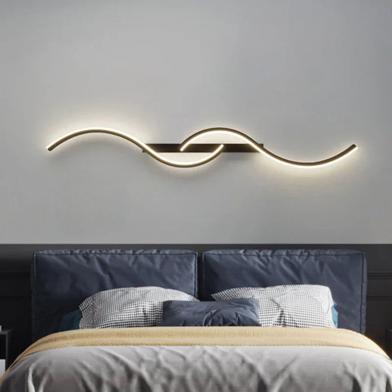 CURVALUX – Applique Murale LED Design Élégant En Aluminium Courbé Lumio™