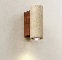 Travertine decor sconce LuxelyLight