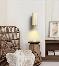 Travertine decor sconce LuxelyLight