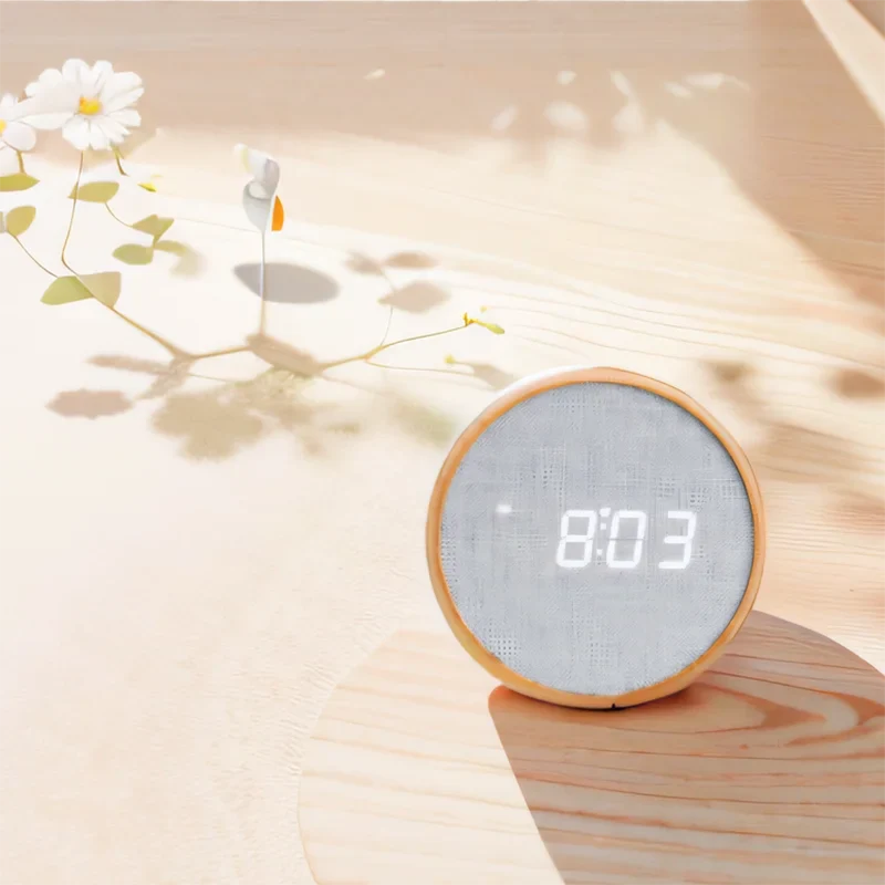 LumiWave | Réveil en Bois numérique