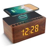 SONIO - Réveil en Bois LED Chargeur Sans Fil Lumio™