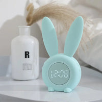 LAPINA - Réveil LED Lapin avec Veilleuse Naturelle et Base Magnétique Lumio™