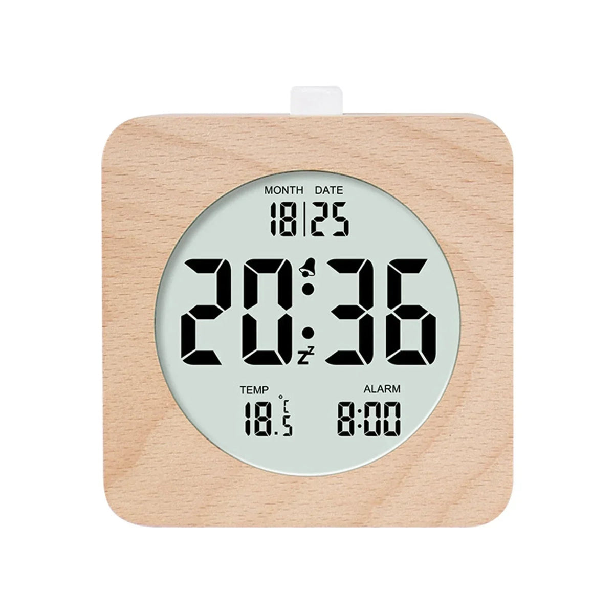 VELNOR - Réveil Analogique en Bois Silencieux Lumio™