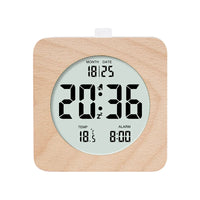 VELNOR - Réveil Analogique en Bois Silencieux Lumio™