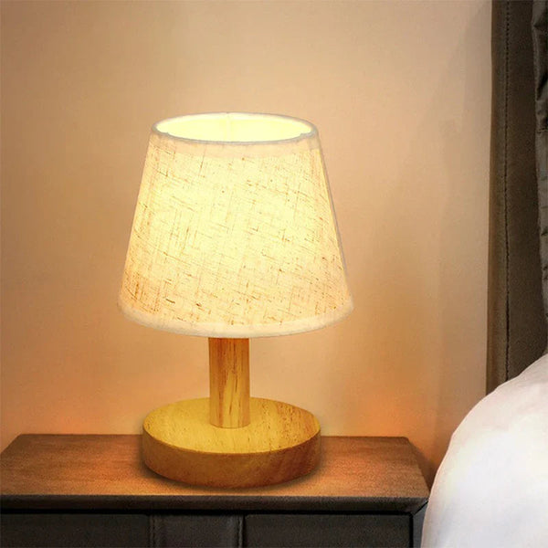 NATURA – Lampe de Chevet Bois Naturel et Lumière Apaisante