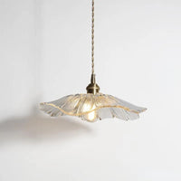FLURIA -  Suspension Rétro Japonaise en Verre et Métal