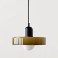 MELLAN – Lampe Suspendue en Verre Coloré au Design Artistique