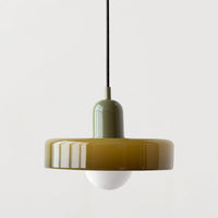 MELLAN – Lampe Suspendue en Verre Coloré au Design Artistique