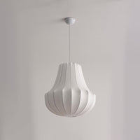 AYABI - Lustre Suspension Wabi Sabi en Soie Blanc Lumio™