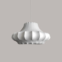 AYABI - Lustre Suspension Wabi Sabi en Soie Blanc Lumio™
