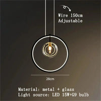 VARENA – Suspension Moderne avec Sphères en Verre pour Salon ou Salle à Manger Lumio™