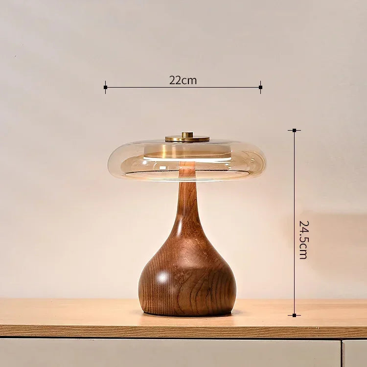 Lampe de Chevet Bois Naturel