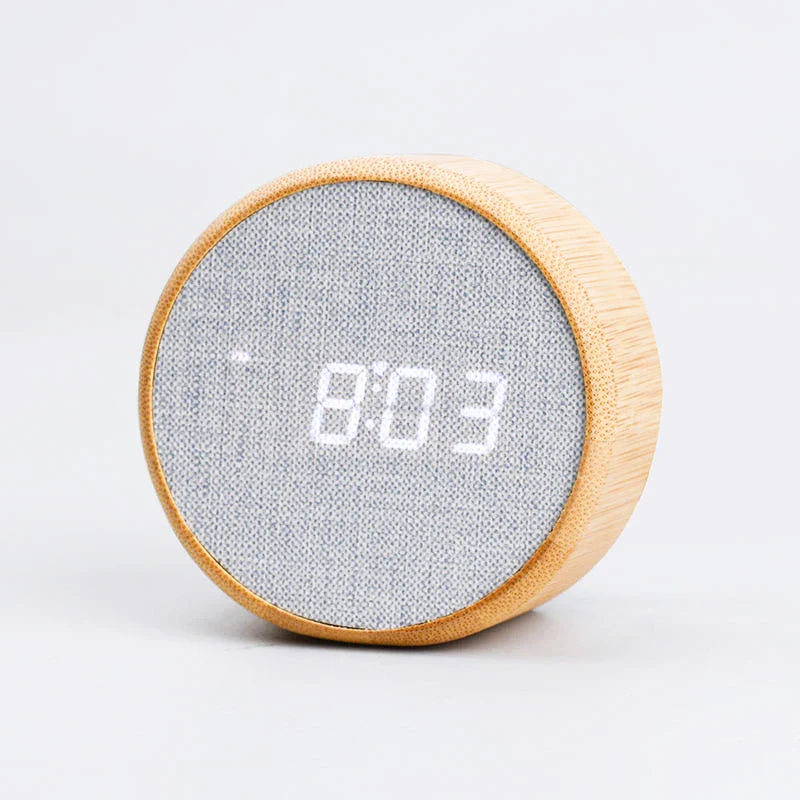 LumiWave | Réveil en Bois numérique