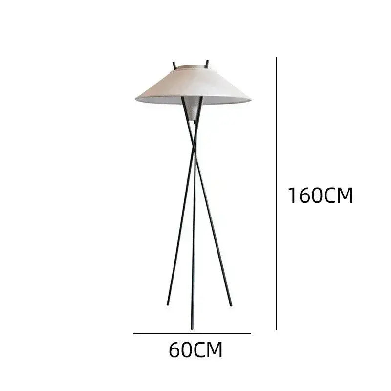 Lampadaire salon – Design Minimaliste avec Abat-Jour Évasé pour Intérieur Contemporain ANNA MONICA