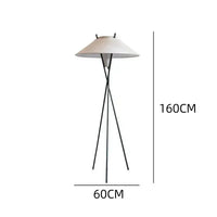 Lampadaire salon – Design Minimaliste avec Abat-Jour Évasé pour Intérieur Contemporain ANNA MONICA