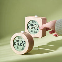 VELNOR - Réveil Analogique en Bois Silencieux Lumio™