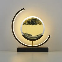 Lampe de Chevet Art Sable Mouvant | Design Relaxant et Unique