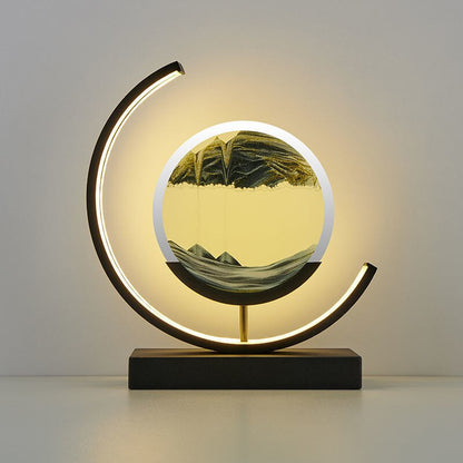 Lampe de Chevet Art Sable Mouvant | Design Relaxant et Unique