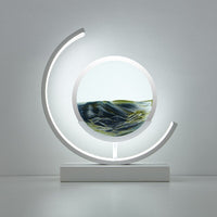 Lampe de Chevet Art Sable Mouvant | Design Relaxant et Unique