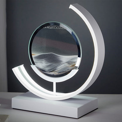 Lampe de Chevet Art Sable Mouvant | Design Relaxant et Unique