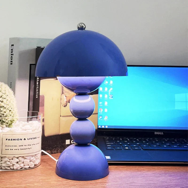 POPPY | Lampe vintage jaune USB au style rétro éclatant