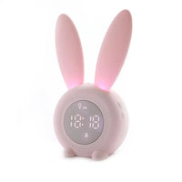 LAPINA - Réveil LED Lapin avec Veilleuse Naturelle et Base Magnétique Lumio™