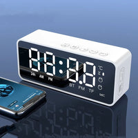NYMIO | Réveil LED Bluetooth 5.0 avec Double Alarme, Radio FM