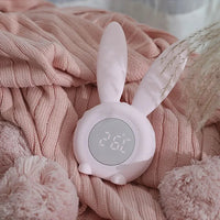 LAPINA - Réveil LED Lapin avec Veilleuse Naturelle et Base Magnétique Lumio™