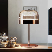 Lampe De Chevet En Verre Transparent maison-lampe-de-chevet