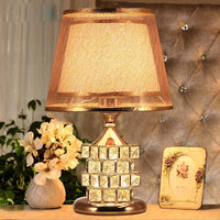 Lampe de Chevet Pied Cristal
