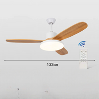 Ventilateur de Plafond LED | Design Bois & Télécommande Lumio™