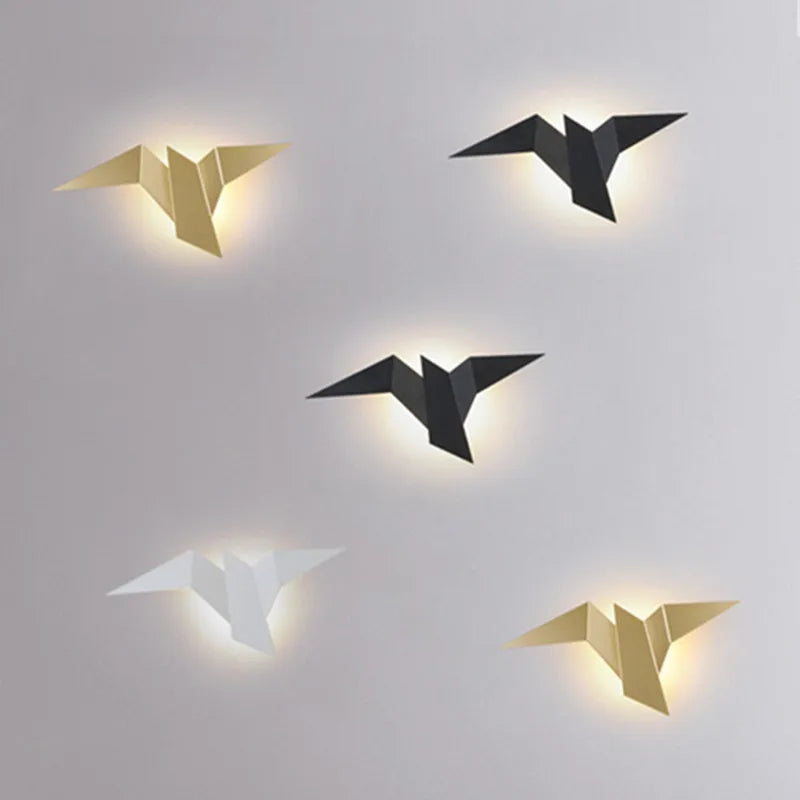 ORIBIRD – Applique Murale Origami Moderne pour Chambre ou Salon Lumio™