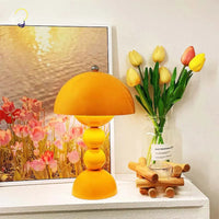 POPPY | Lampe vintage jaune USB au style rétro éclatant