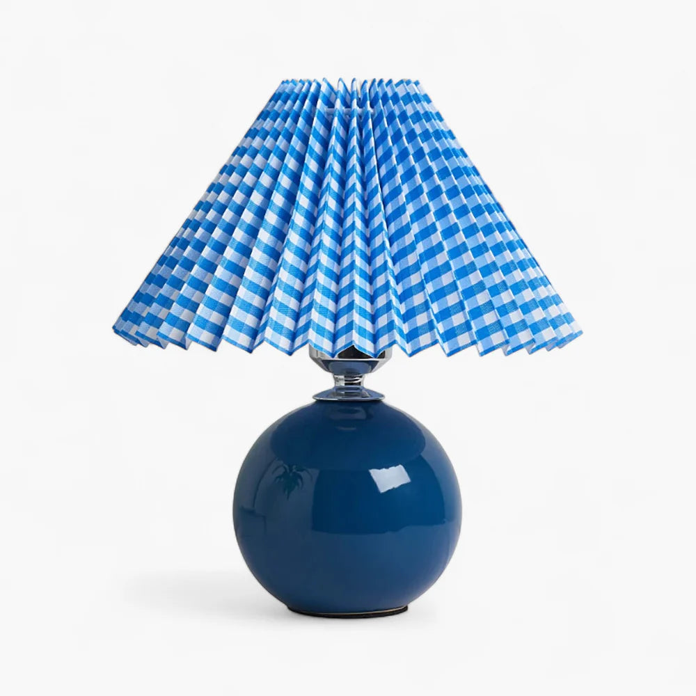 Lampe de Chevet Abat-Jour Plissé
