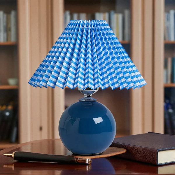 Lampe de Chevet Abat-Jour Plissé
