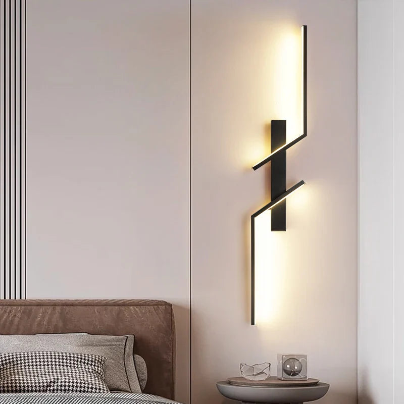 GEOMINA – Applique Murale LED Moderne pour Salon ou Chambre Lumio™