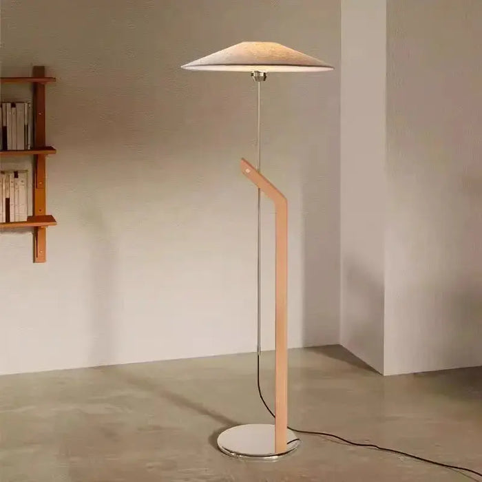 Lampadaire salon – Design Minimaliste avec Abat-Jour Conique ANNA MONICA